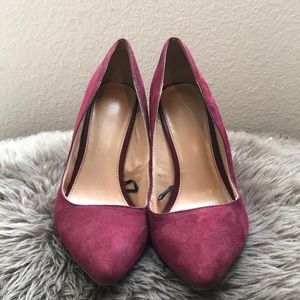 Used Express suede heels